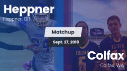 Matchup: Heppner  vs. Colfax  2019