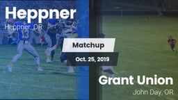 Matchup: Heppner  vs. Grant Union  2019