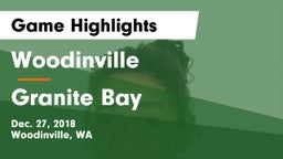 Woodinville vs Granite Bay  Game Highlights - Dec. 27, 2018