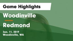 Woodinville vs Redmond Game Highlights - Jan. 11, 2019