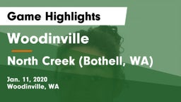 Woodinville vs North Creek (Bothell, WA) Game Highlights - Jan. 11, 2020