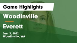 Woodinville vs Everett  Game Highlights - Jan. 3, 2022