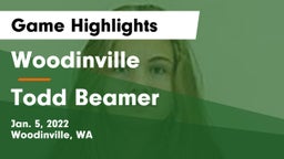 Woodinville vs Todd Beamer  Game Highlights - Jan. 5, 2022