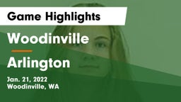 Woodinville vs Arlington  Game Highlights - Jan. 21, 2022