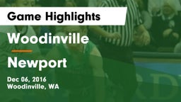 Woodinville  vs Newport  Game Highlights - Dec 06, 2016