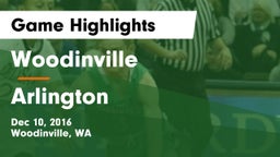 Woodinville  vs Arlington Game Highlights - Dec 10, 2016