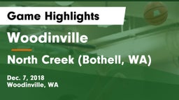 Woodinville vs North Creek (Bothell, WA) Game Highlights - Dec. 7, 2018