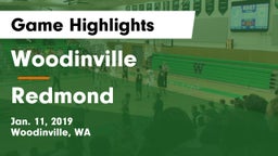 Woodinville vs Redmond  Game Highlights - Jan. 11, 2019