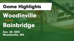 Woodinville vs Bainbridge  Game Highlights - Dec. 28, 2022