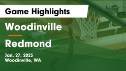 Woodinville vs Redmond  Game Highlights - Jan. 27, 2023