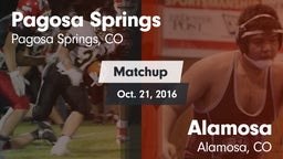 Matchup: Pagosa Springs High vs. Alamosa  2016