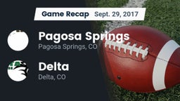 Recap: Pagosa Springs  vs. Delta  2017