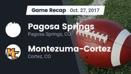 Recap: Pagosa Springs  vs. Montezuma-Cortez  2017