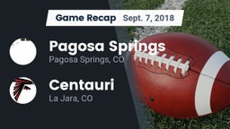 Recap: Pagosa Springs  vs. Centauri  2018