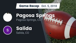 Recap: Pagosa Springs  vs. Salida  2018