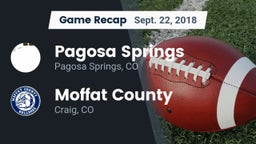 Recap: Pagosa Springs  vs. Moffat County  2018