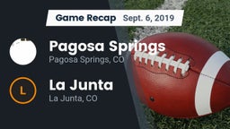 Recap: Pagosa Springs  vs. La Junta  2019