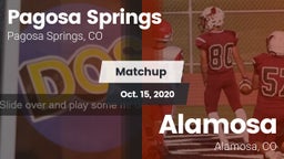Matchup: Pagosa Springs High vs. Alamosa  2020