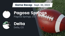Recap: Pagosa Springs  vs. Delta  2022
