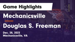 Mechanicsville  vs Douglas S. Freeman  Game Highlights - Dec. 28, 2023