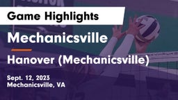 Mechanicsville  vs Hanover  (Mechanicsville) Game Highlights - Sept. 12, 2023