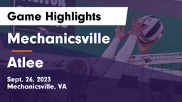 Mechanicsville  vs Atlee  Game Highlights - Sept. 26, 2023