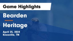 Bearden  vs Heritage  Game Highlights - April 25, 2024