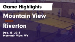 Mountain View  vs Riverton  Game Highlights - Dec. 13, 2018