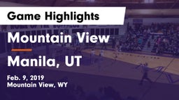 Mountain View  vs Manila, UT Game Highlights - Feb. 9, 2019