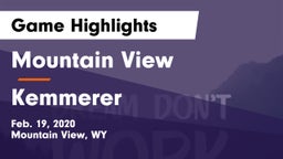 Mountain View  vs Kemmerer  Game Highlights - Feb. 19, 2020