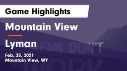 Mountain View  vs Lyman  Game Highlights - Feb. 25, 2021