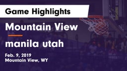 Mountain View  vs manila utah Game Highlights - Feb. 9, 2019