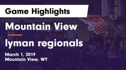 Mountain View  vs lyman regionals Game Highlights - March 1, 2019