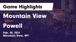 Mountain View  vs Powell  Game Highlights - Feb. 20, 2021