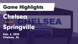 Chelsea  vs Springville  Game Highlights - Feb. 6, 2020