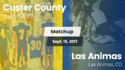 Matchup: Custer County High vs. Las Animas  2017