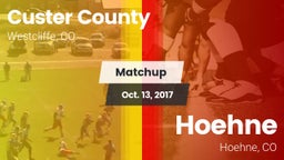 Matchup: Custer County High vs. Hoehne  2017