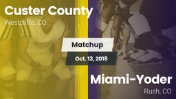 Matchup: Custer County High vs. Miami-Yoder  2018