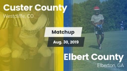 Matchup: Custer County High vs. Elbert County  2019