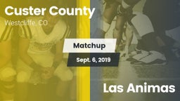 Matchup: Custer County High vs. Las Animas  2019