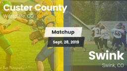 Matchup: Custer County High vs. Swink   2019