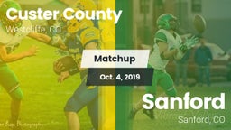 Matchup: Custer County High vs. Sanford  2019