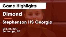 Dimond  vs Stephenson HS Georgia Game Highlights - Dec. 21, 2017