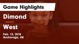 Dimond  vs West  Game Highlights - Feb. 13, 2018