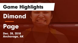 Dimond  vs Page Game Highlights - Dec. 28, 2018