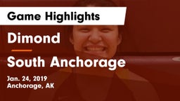 Dimond  vs South Anchorage  Game Highlights - Jan. 24, 2019