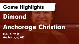 Dimond  vs Anchorage Christian  Game Highlights - Feb. 9, 2019
