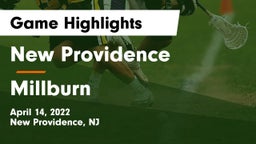 New Providence  vs Millburn  Game Highlights - April 14, 2022