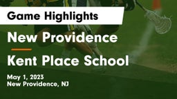 New Providence  vs Kent Place School Game Highlights - May 1, 2023
