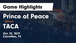 Prince of Peace  vs TACA Game Highlights - Oct. 22, 2019